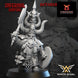 Infernal Dwarf King | White Angel 28/32mm Fantasy Wargaming Miniatures Role Playing Miniatures