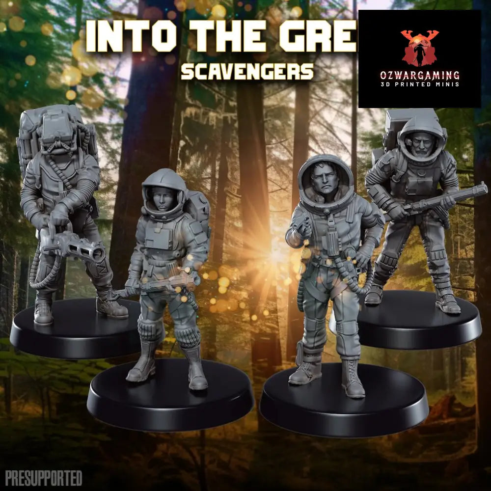 Into the Green Scavengers | Skullforge Studios 32mm Wargaming Miniatures Role Playing Miniatures