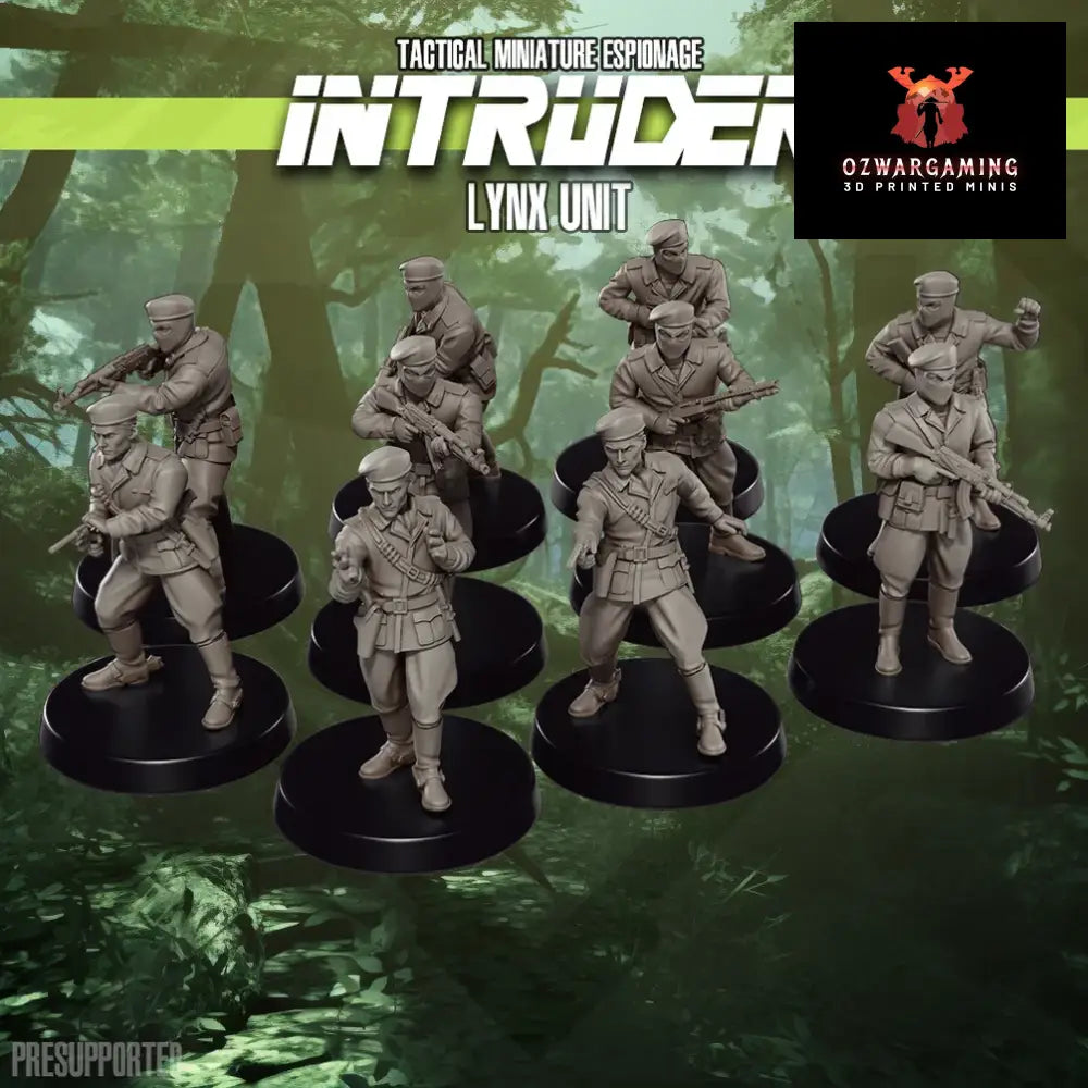 Intruder: Lynx Unit | Skullforge Studios 32mm Ultramodern Wargaming Miniatures Role Playing Miniatures