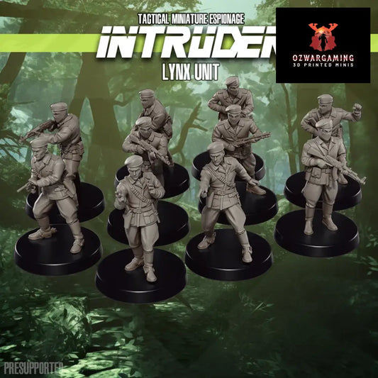 Intruder: Lynx Unit | Skullforge Studios 32mm Ultramodern Wargaming Miniatures Role Playing Miniatures