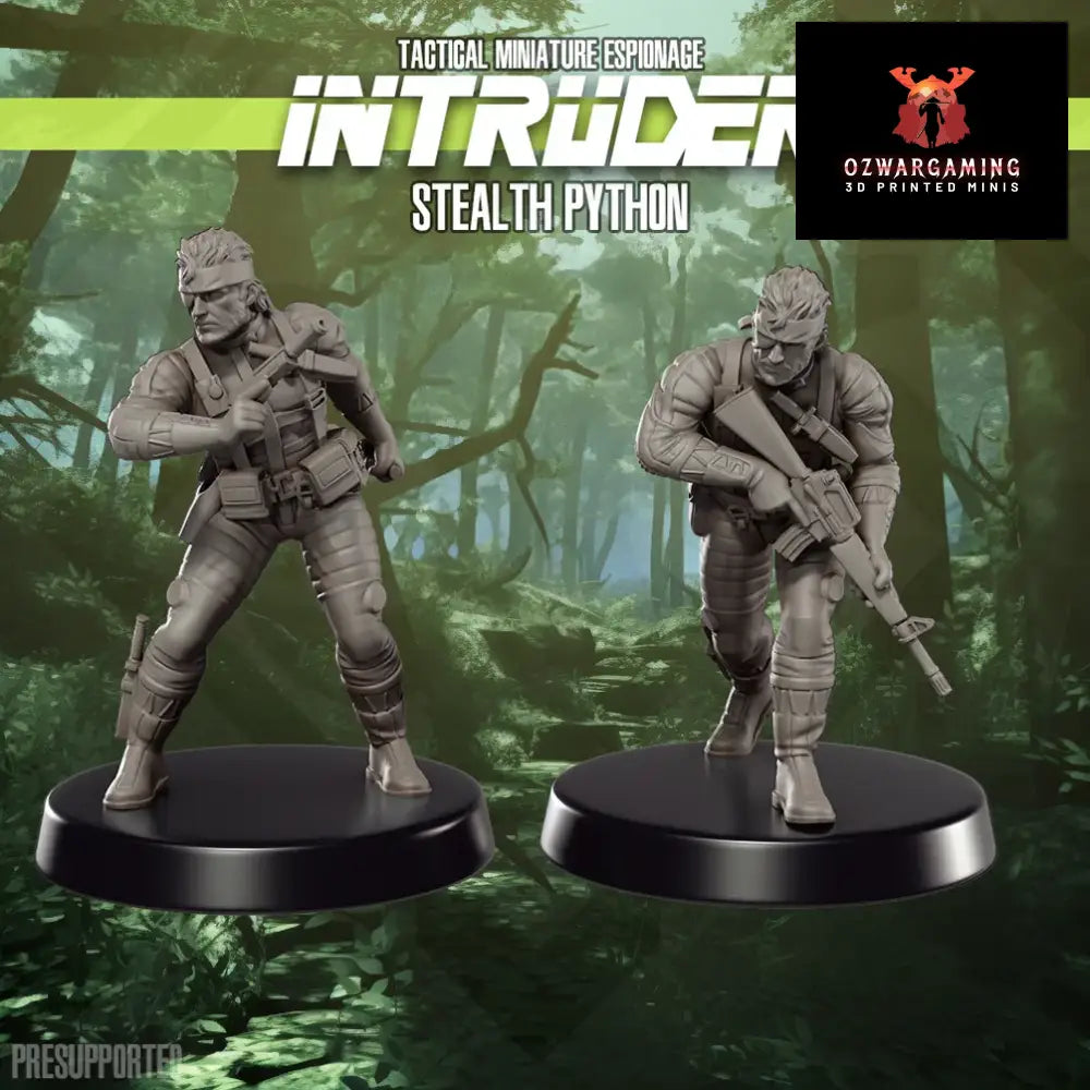 Intruder: Stealth Python | Skullforge Studios 32mm Ultramodern Wargaming Miniatures Role Playing Miniatures