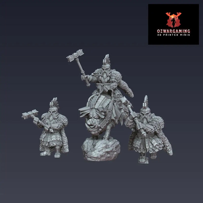 Iron Blooded Dwarf Lord | 25mm Fantasy Wargaming Miniatures