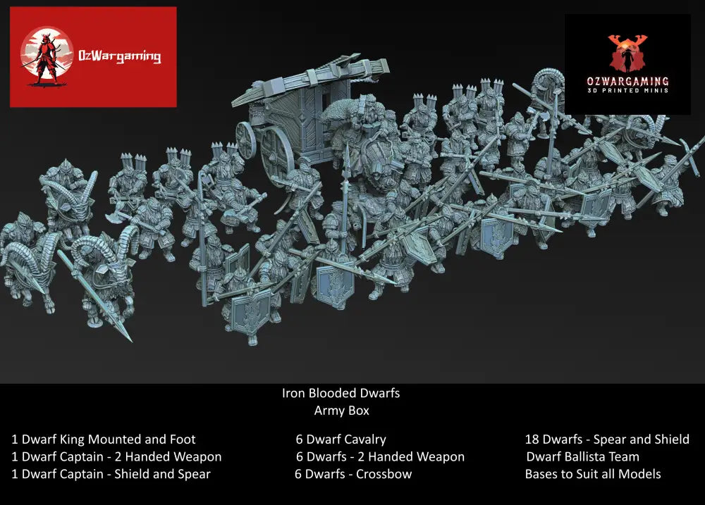 Iron Blooded Dwarfs Army Box