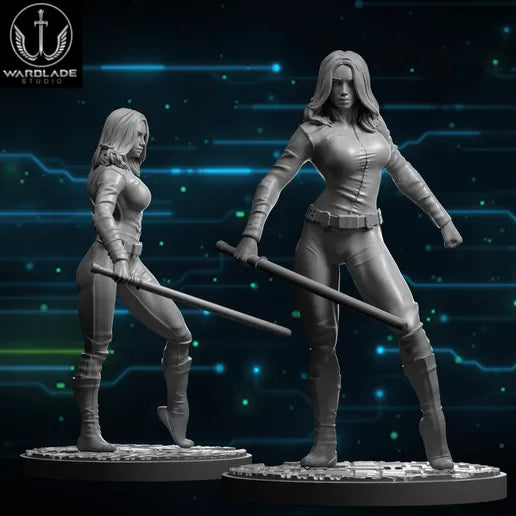 Shatter Scale Jaina Solo | Warblade Studios 40mm Miniatures Role Playing Miniatures