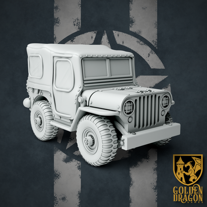 United States of America Recon GPV | Golden Dragon Games Weird WW2 Role Playing Miniatures