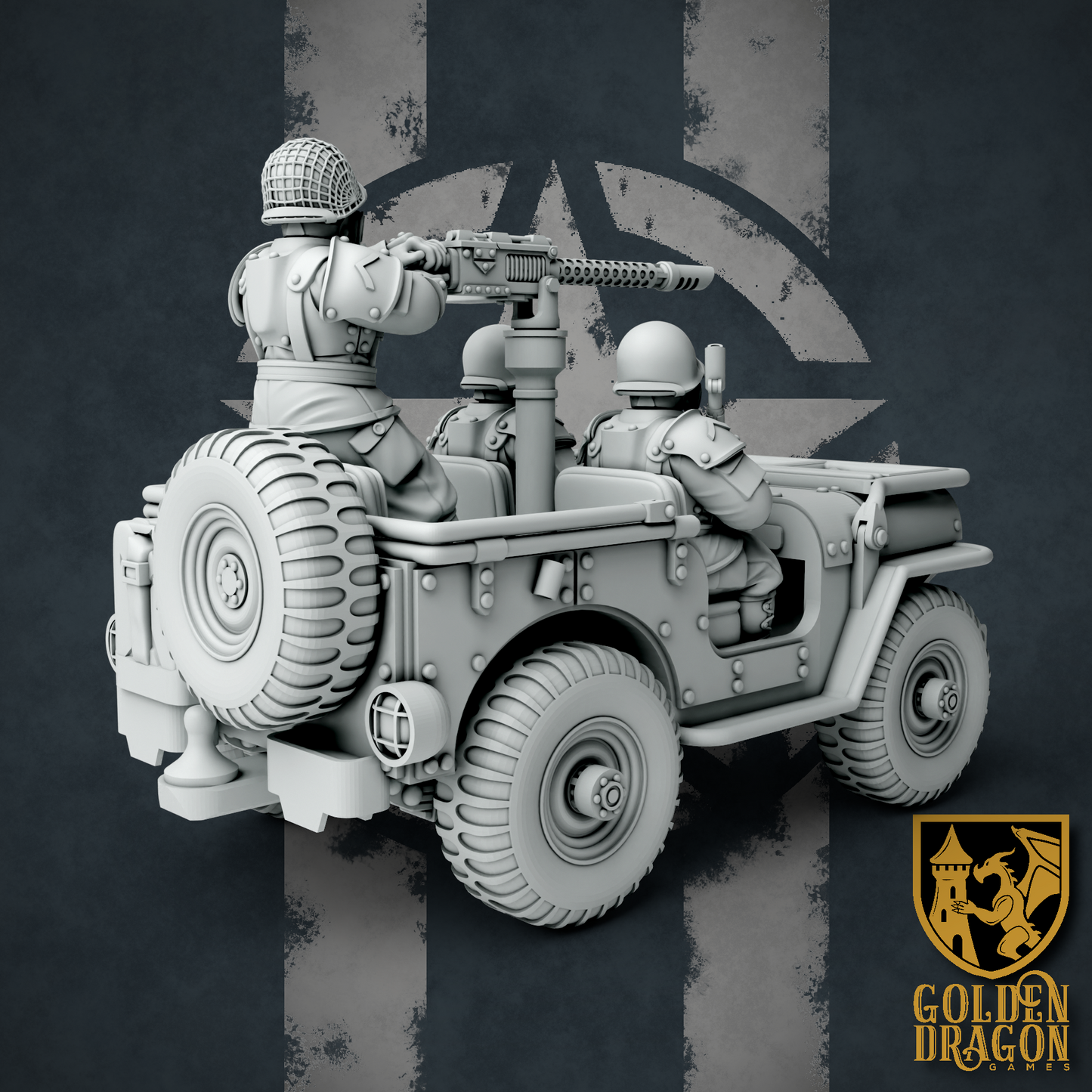 United States of America Recon GPV | Golden Dragon Games Weird WW2 Role Playing Miniatures