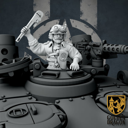 United States of America Warrant Officer Jethro Madison | Golden Dragon Games Weird WW2 Role Playing Miniatures