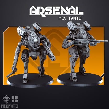 ARSENAL MCV: Tanto | Skullforge Studios 32mm Wargaming Miniatures Role Playing Miniatures
