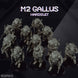 Hard Sci Fi: M2 Gallus Hardsuits | Skullforge Studios 32mm Wargaming Miniatures