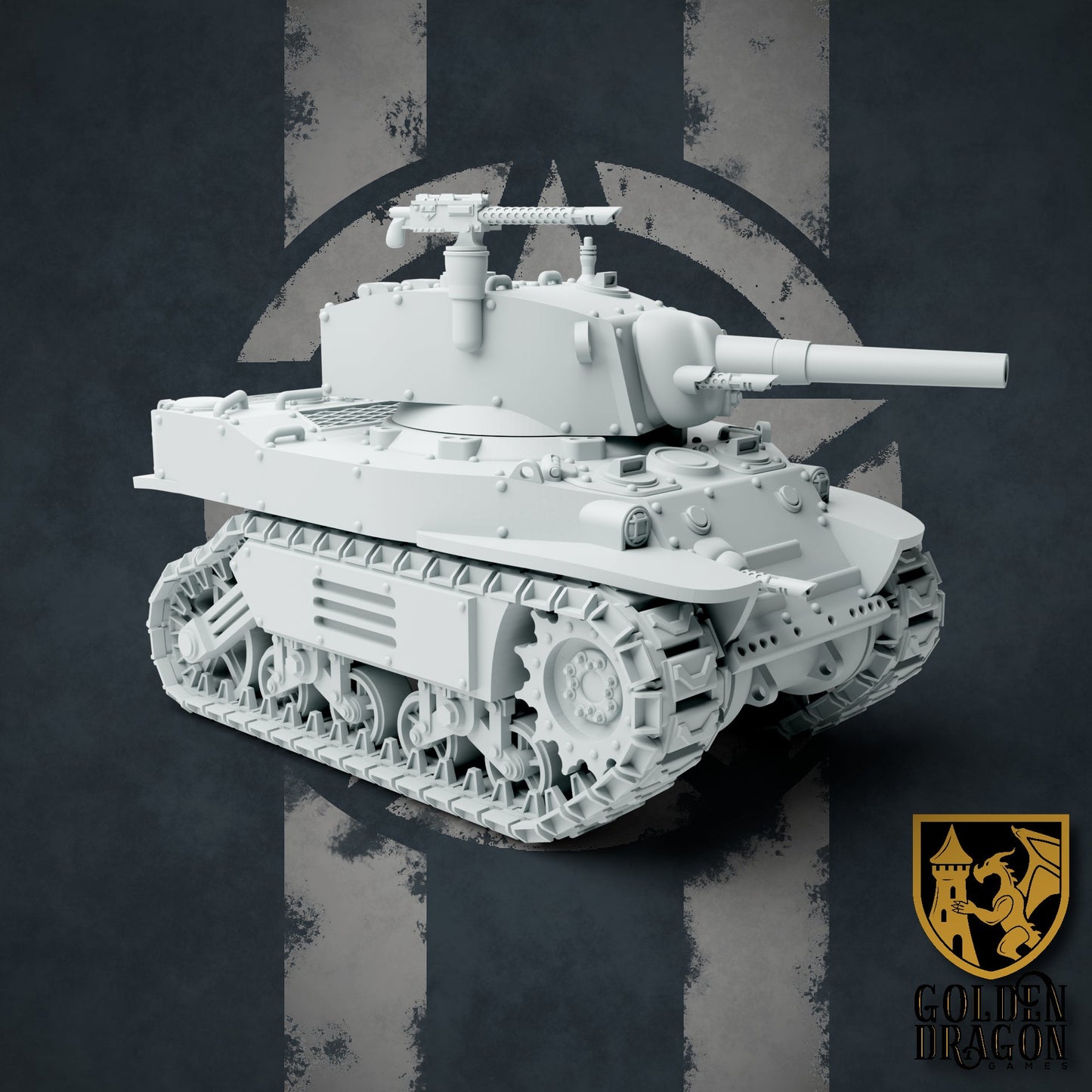 United States of America M30A3 Jackrabbit Light Tank | Golden Dragon Games Weird WW2 Role Playing Miniatures