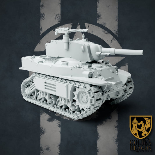 United States of America M30A3 Jackrabbit Light Tank | Golden Dragon Games Weird WW2 Role Playing Miniatures