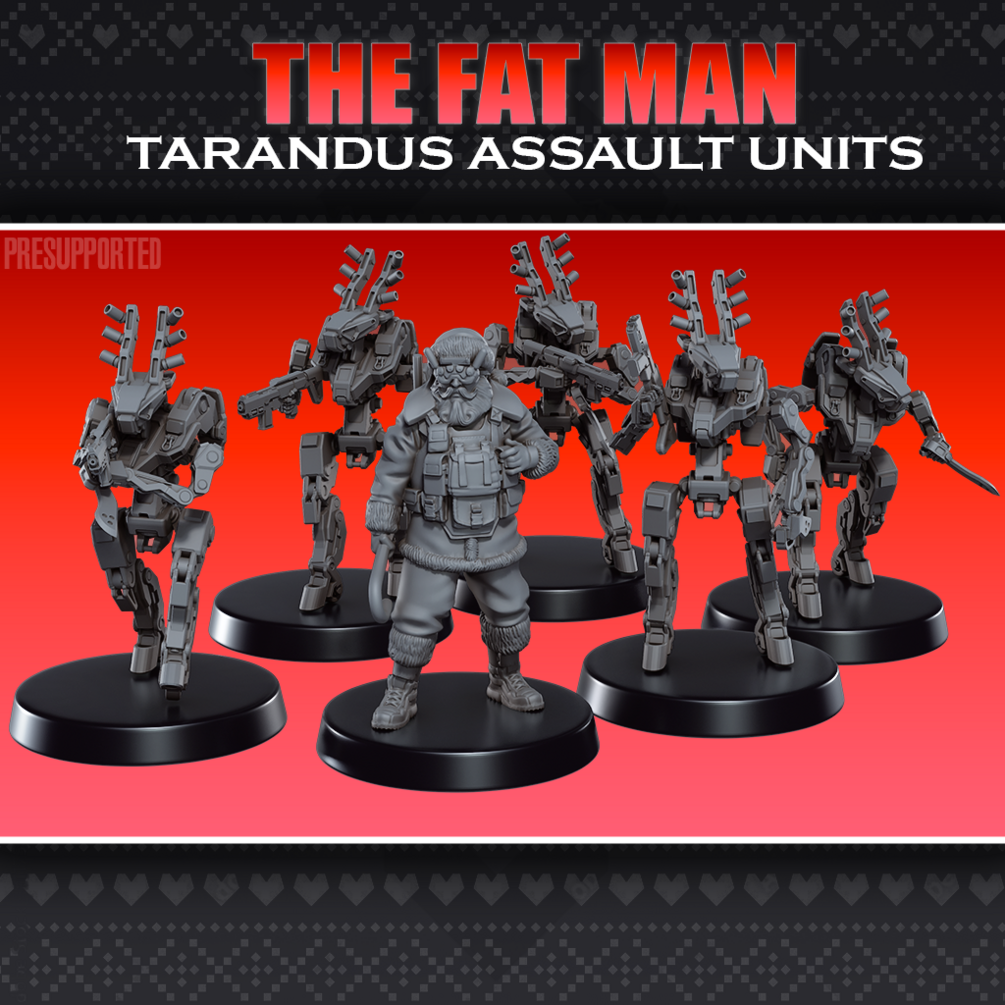 ARSENAL INFANTRY: Fatman and Tarandus Assault Units | Skullforge Studios 32mm Wargaming Miniatures Role Playing
