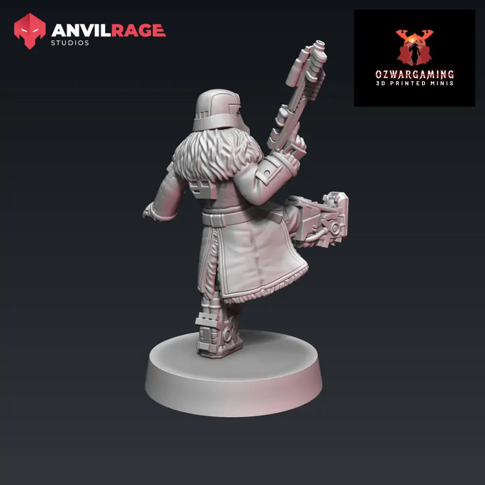 Kick Trooper | Anvilrage Galactic SciFi Miniatures 32mm 1/47 Legion Scale Role Playing Miniatures