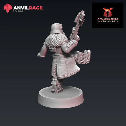 Kick Trooper | Anvilrage Galactic SciFi Miniatures 32mm 1/47 Legion Scale Role Playing Miniatures