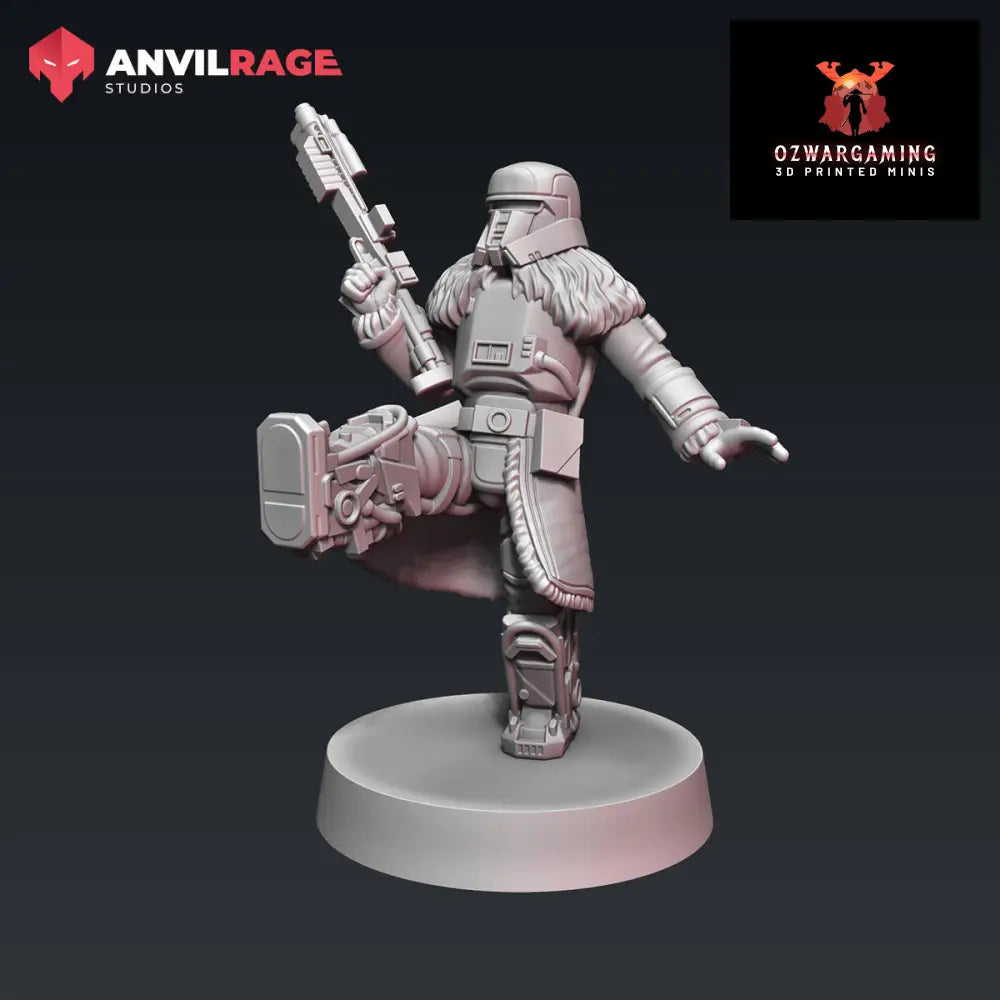 Kick Trooper | Anvilrage Galactic SciFi Miniatures 32mm 1/47 Legion Scale Role Playing Miniatures