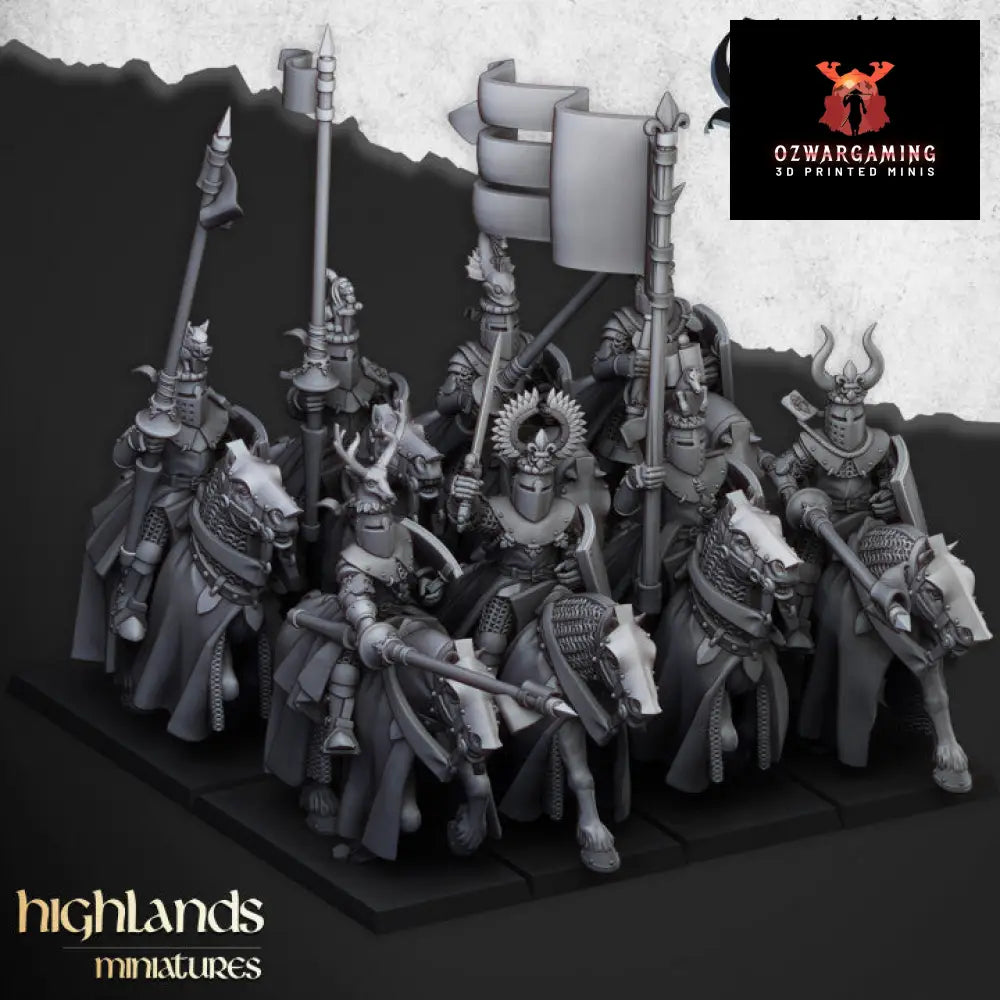 Kingdom of Gallia Starter Army | Highlands Miniatures 28mm Fantasy Wargaming Miniatures Role Playing Miniatures