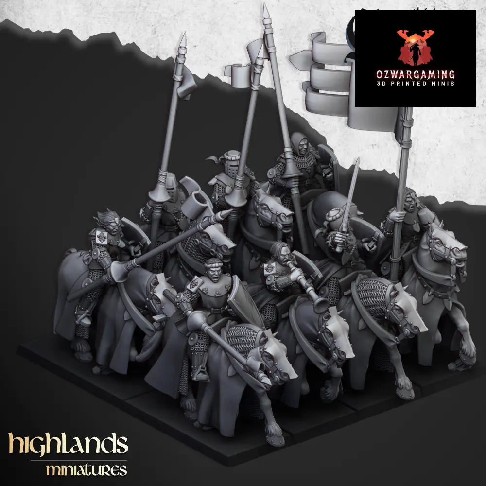 Kingdom Of Gallia Young Knights | Highlands Miniatures 28/32mm Fantasy Wargaming Miniatures Role Playing Miniatures