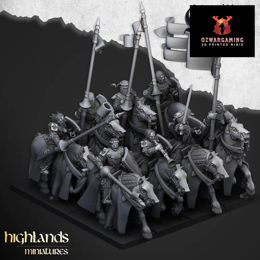 Kingdom Of Gallia Young Knights | Highlands Miniatures 28/32mm Fantasy Wargaming Miniatures Role Playing Miniatures