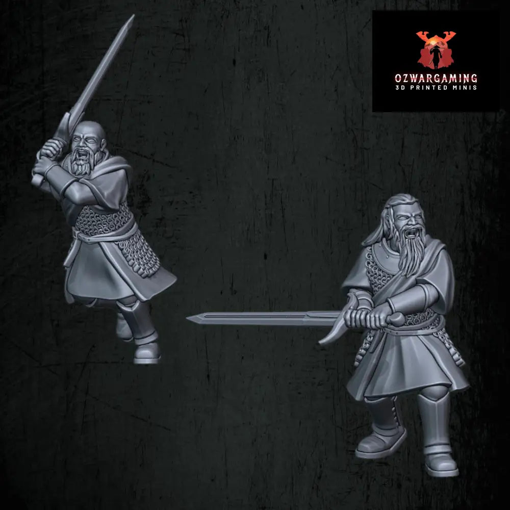 Kingdoms of Men Highlanders | Quartermaster3D 25mm Fantasy Wargaming Miniatures Role Playing Miniatures