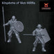 Kingdoms of Men Militia | Quartermaster3D 25mm Fantasy Wargaming Miniatures Role Playing Miniatures