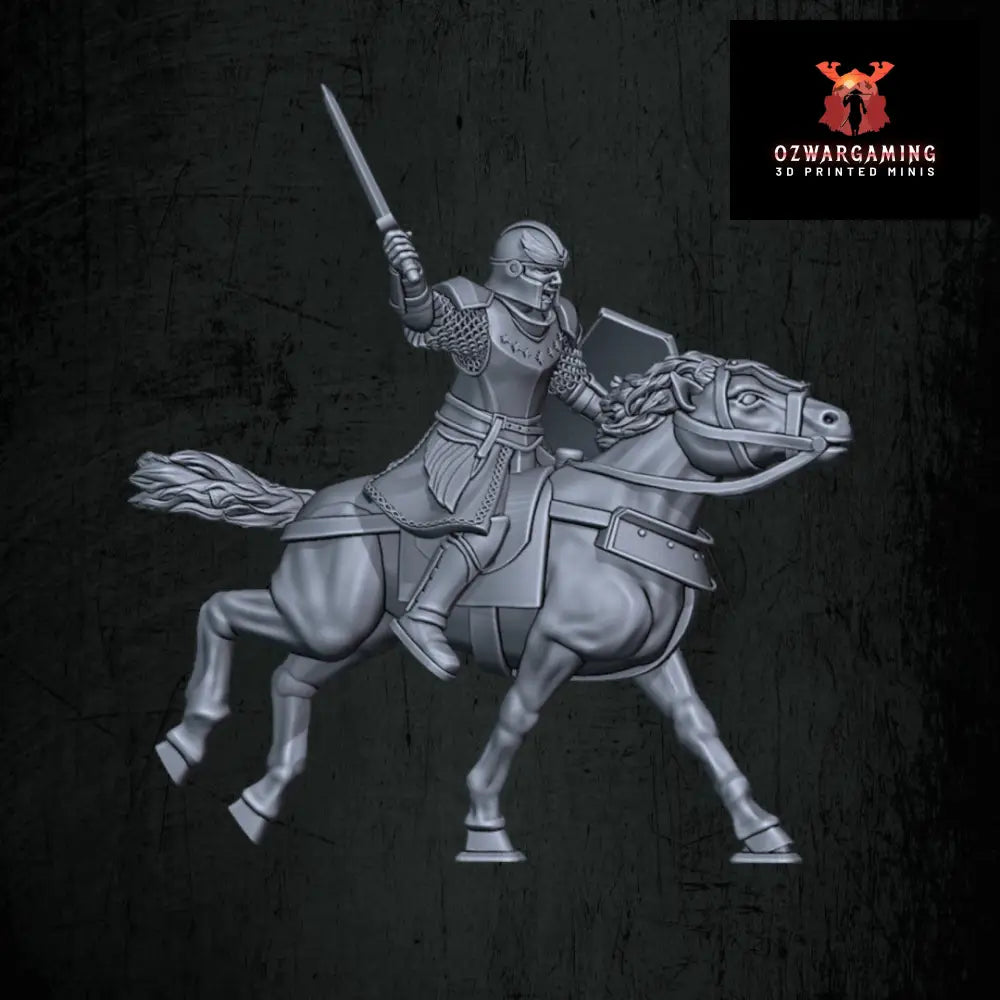Kingdoms of Men Mounted Soldiers | Quartermaster3D 25mm Fantasy Wargaming Miniatures Role Playing Miniatures