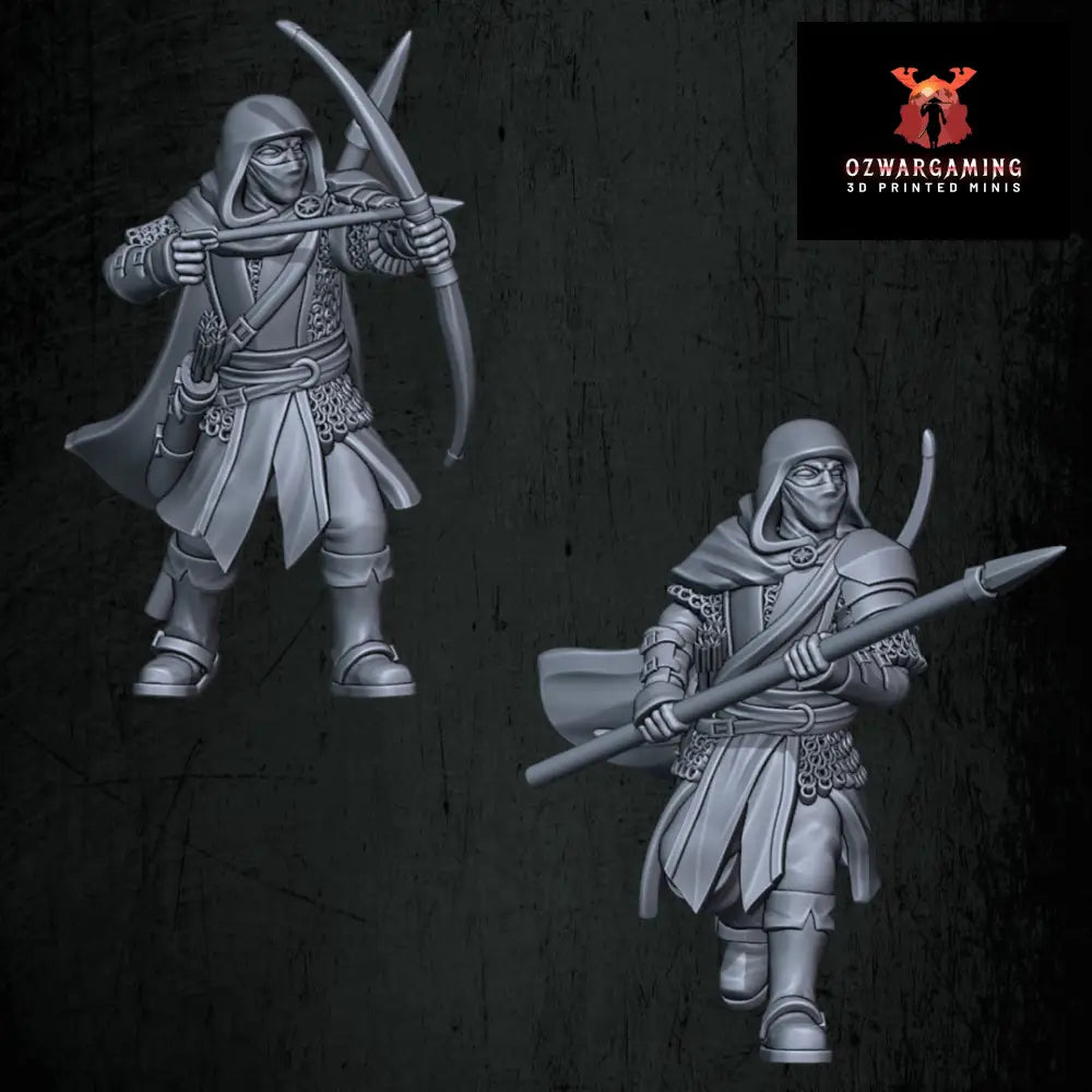 Kingdoms of Men Rangers | Quartermaster3D 25mm Fantasy Wargaming Miniatures Role Playing Miniatures