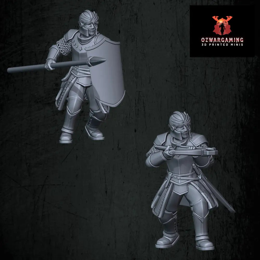 Kingdoms of Men Soldiers | Quartermaster3D 25mm Fantasy Wargaming Miniatures Role Playing Miniatures