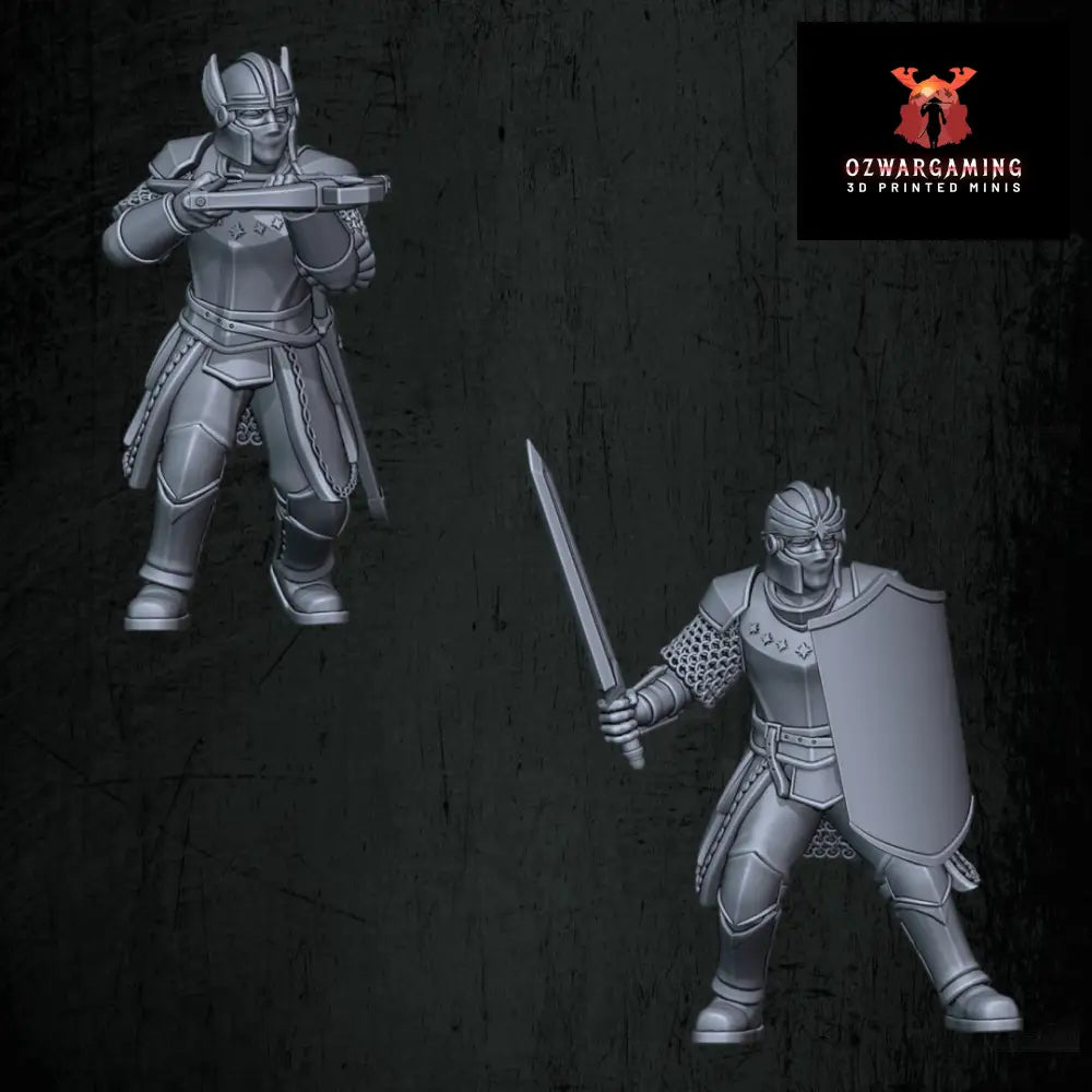 Kingdoms of Men Soldiers | Quartermaster3D 25mm Fantasy Wargaming Miniatures Role Playing Miniatures