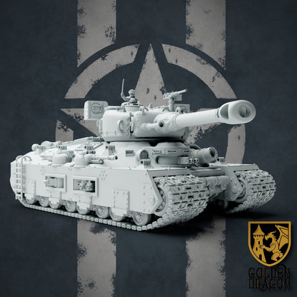 United States of America M82A1 Kodiak Superheavy Tank | Golden Dragon Games Weird WW2 Role Playing Miniatures