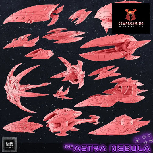 K’Shellik Fleet | EC3D Fleet Scale Sci Fi Miniatures Role Playing Miniatures
