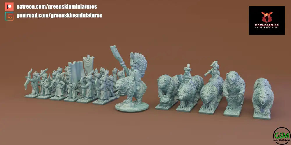 Kyivlev Army Bundle | Greenskin Miniatures 10mm Fantasy Wargaming Miniatures Role Playing Miniatures