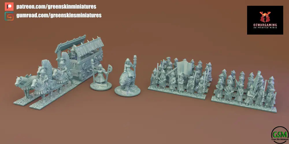 Kyivlev Army Bundle | Greenskin Miniatures 10mm Fantasy Wargaming Miniatures Role Playing Miniatures