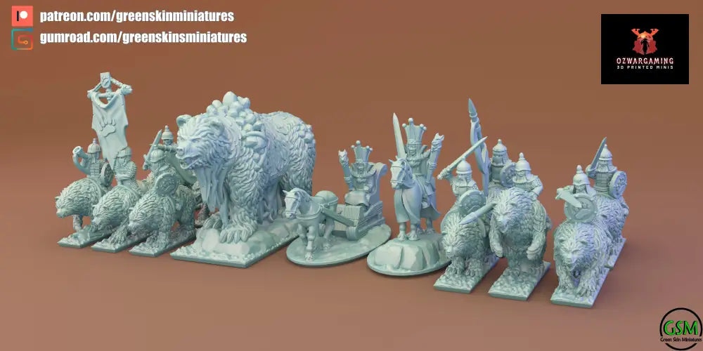 Kyivlev Army Bundle | Greenskin Miniatures 10mm Fantasy Wargaming Miniatures Role Playing Miniatures