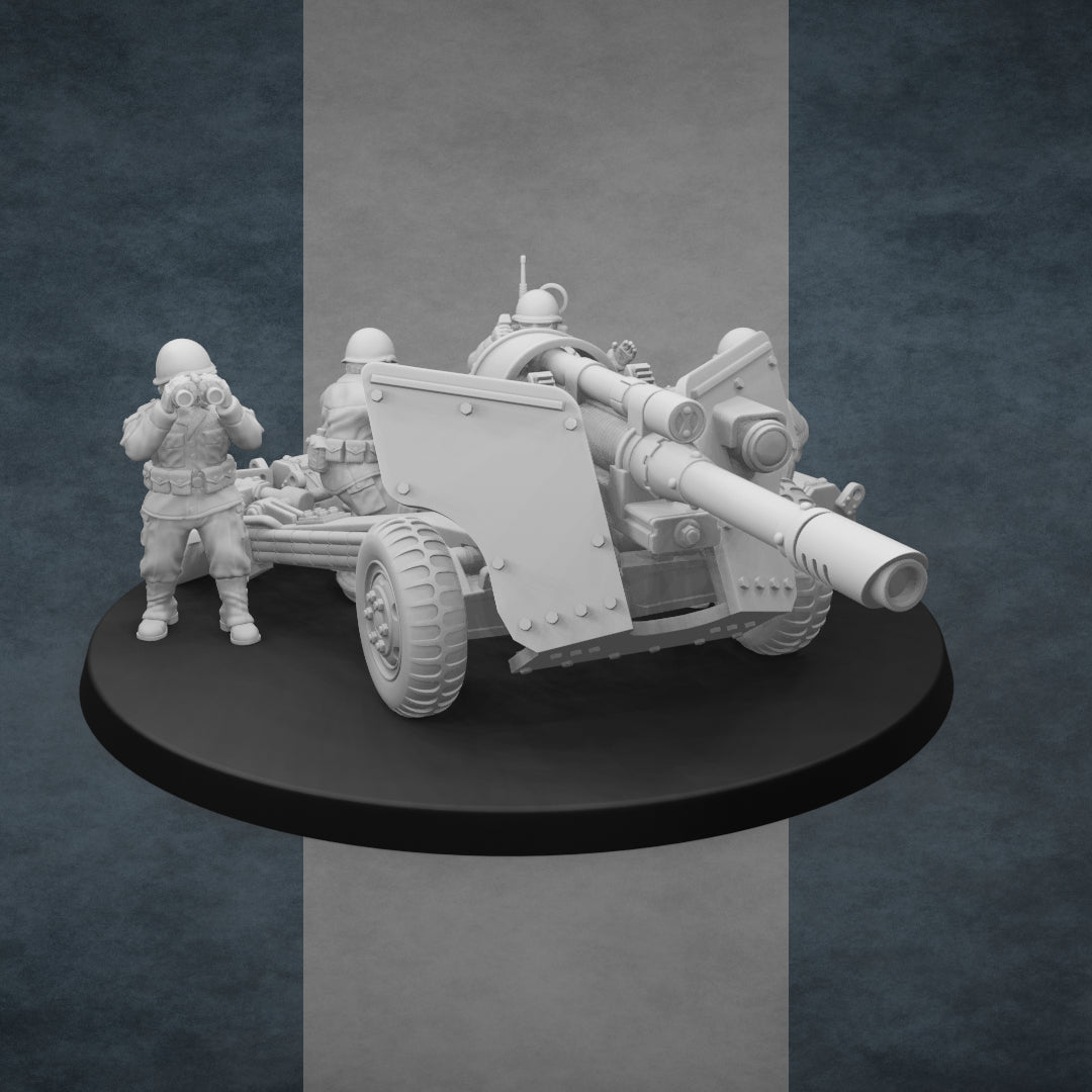United States of America Light Artillery | Golden Dragon Games Weird WW2 Energy Cannon Role Playing Miniatures