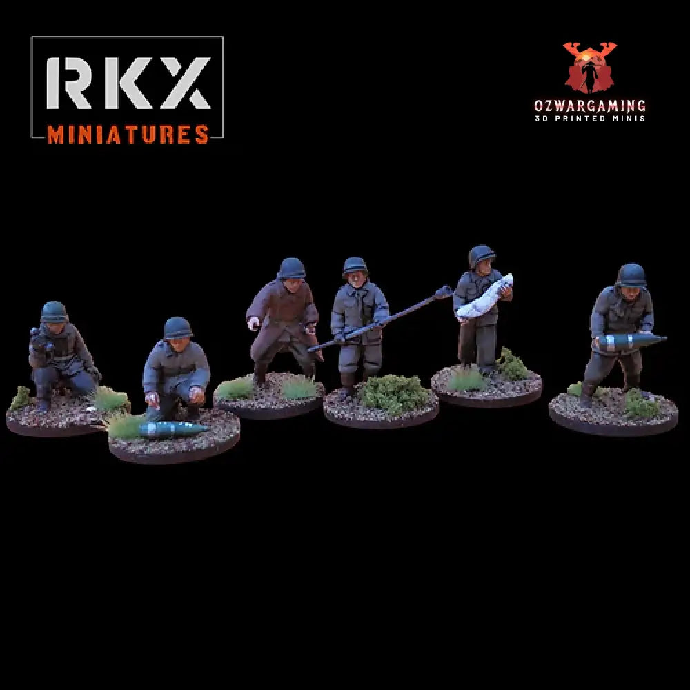 Late War US 155mm Longtom | RKX Miniatures 28mm WW2 Wargaming Miniatures Role Playing Miniatures