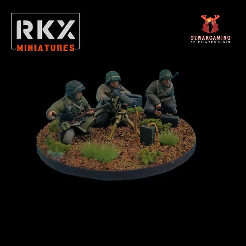 Late War US M1917 HMG Team | RKX Miniatures 28mm WW2 Wargaming Miniatures Role Playing Miniatures