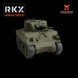 Late War US Sherman M4A3(75)W | RKX Miniatures 28mm WW2 Wargaming Miniatures Role Playing Miniatures