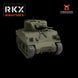 Late War US Sherman M4A3(75)W | RKX Miniatures 28mm WW2 Wargaming Miniatures Role Playing Miniatures
