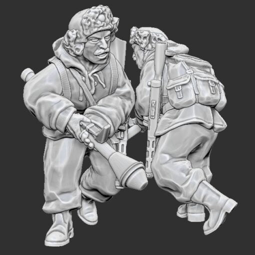 Finnish Soldier with Panzerfaust | Propylene Foliescu 28mm WW2 Wargaming Miniatures Role Playing Miniatures