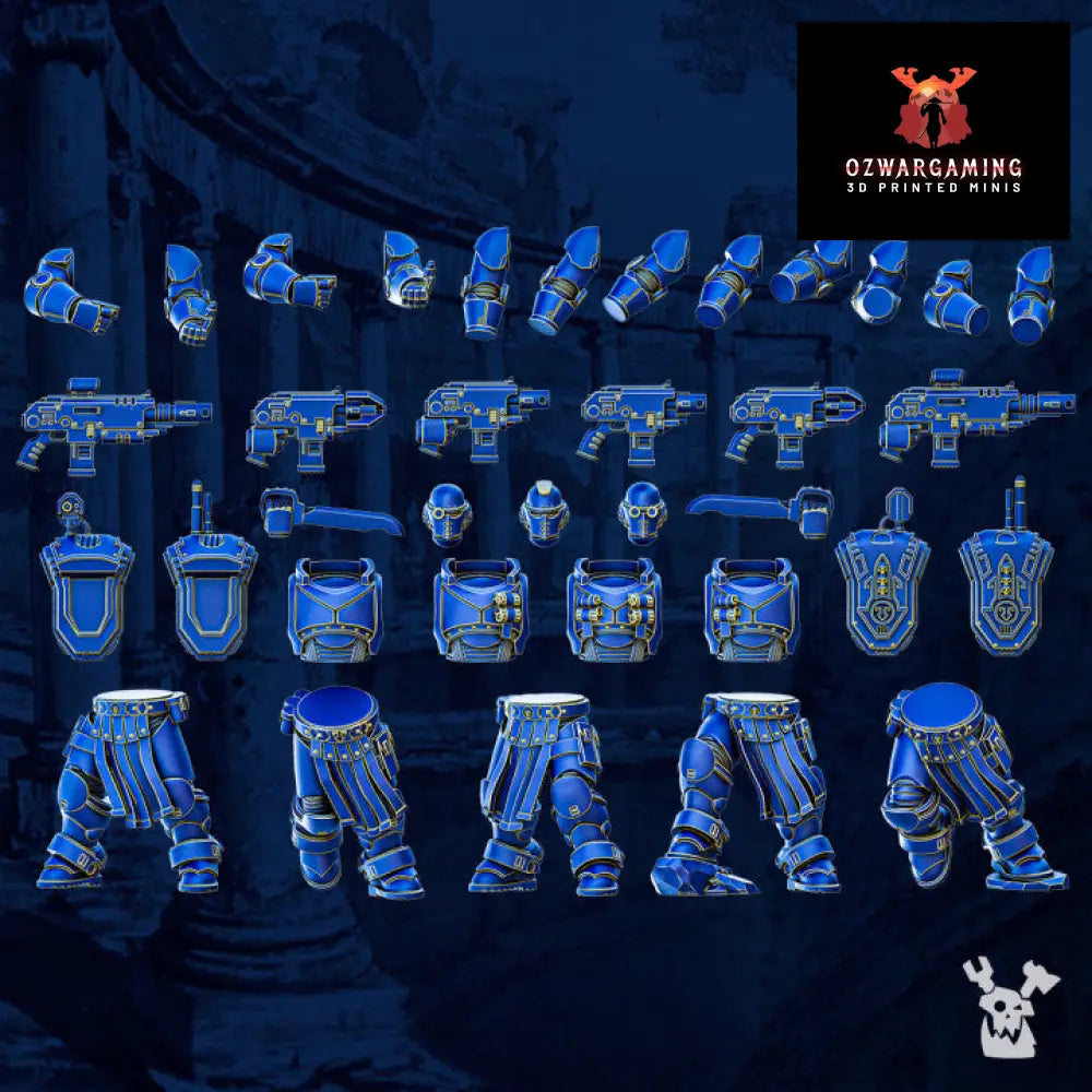 Legio Victrix Tacet Vestiga Build Kit | DakkaDakka.store Grimdark Wargaming Miniatures Role Playing Miniatures