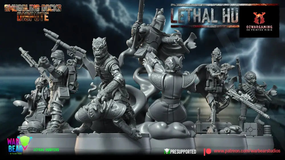 Lethal Hunters | Warbear Studios 28mm SciFi Wargaming Miniatures Role Playing Miniatures