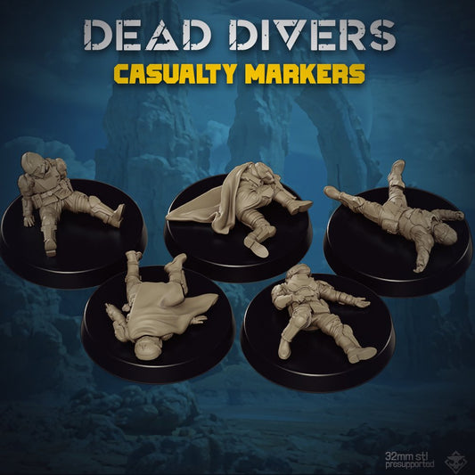 Heckdivers: Dead Divers | Skullforge Studios 32mm Wargaming Miniatures Role Playing Miniatures