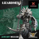 Lizardmen Commander | White Angel 28/32mm Fantasy Wargaming Miniatures