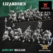 Lizardmen Warriors | White Angel 28/32mm Fantasy Wargaming Miniatures