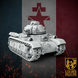 New French Republic R35 Marat Light Tank | Golden Dragon Games Weird WW2