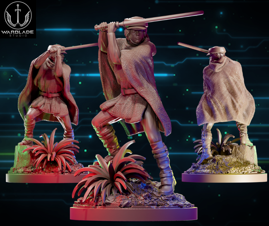 Shatter Scale Luke Endor | Warblade Studios 40mm Miniatures Role Playing Miniatures
