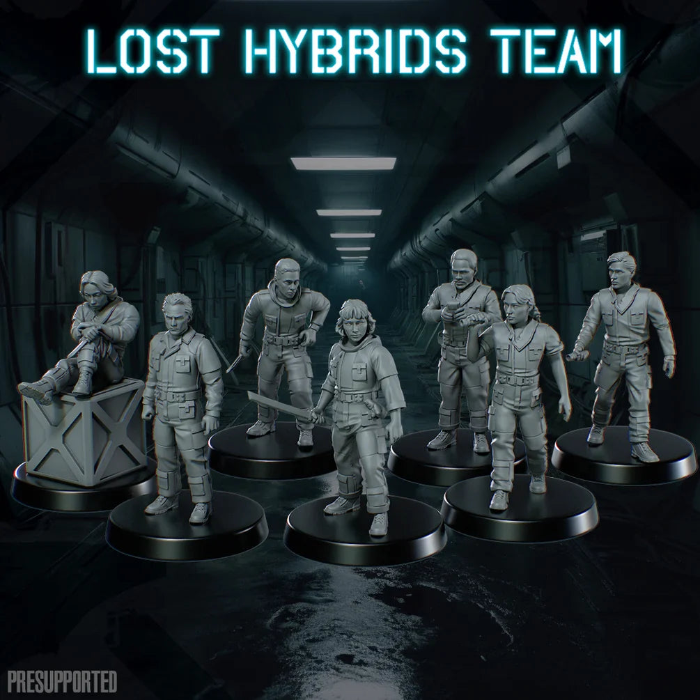 Lost Hybrids | Skullforge Studios 32mm SciFi Wargaming Miniatures Role Playing Miniatures