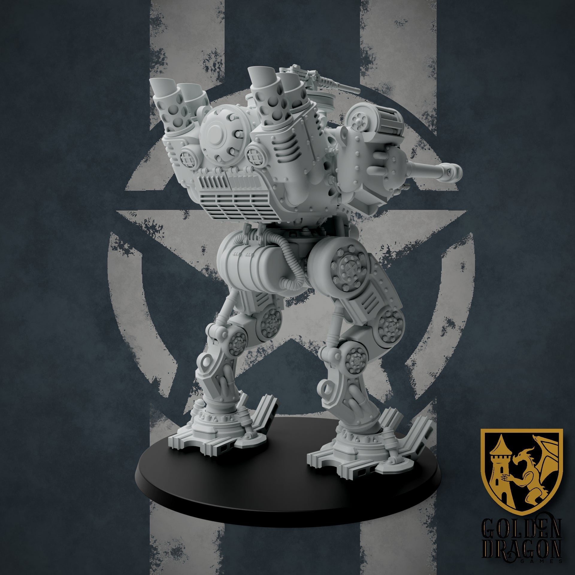United States of America X53 Lynx Battle Walker | Golden Dragon Games Weird WW2 Role Playing Miniatures
