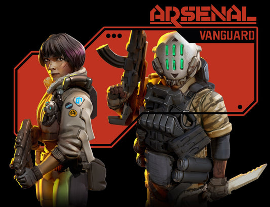 ARSENAL UNIT: Promo Vanguards | Skullforge Studios 32mm Wargaming Miniatures Role Playing Miniatures