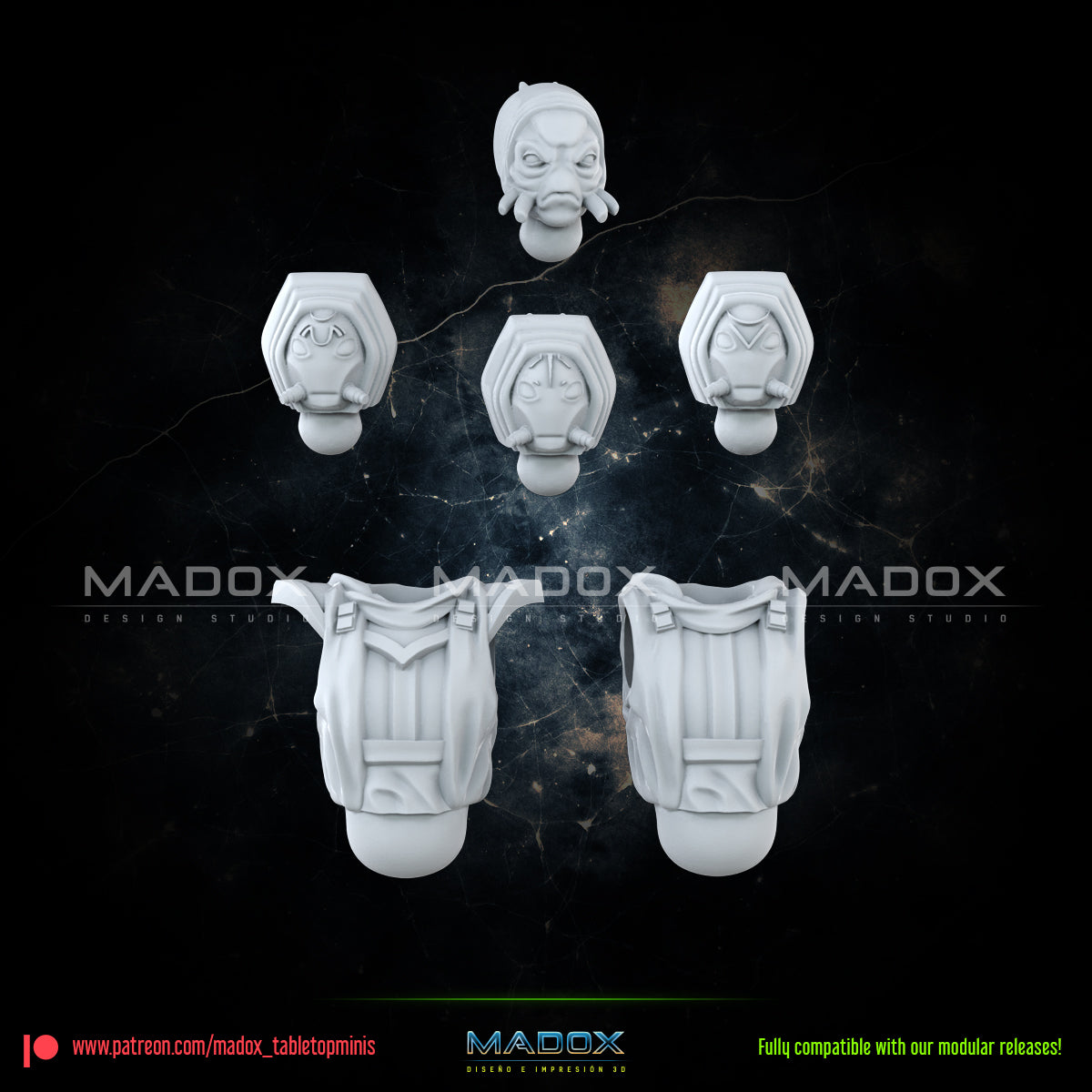 Desert Syndicate Build Kit | Warbear Studios 28mm SciFi Wargaming Miniatures Role Playing Miniatures
